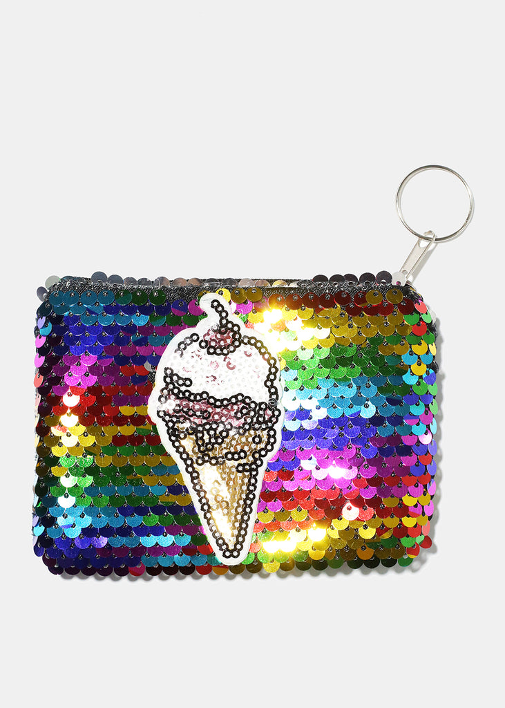 Sequin Coin Pouch Multi ACCESSORIES - Shop Miss A