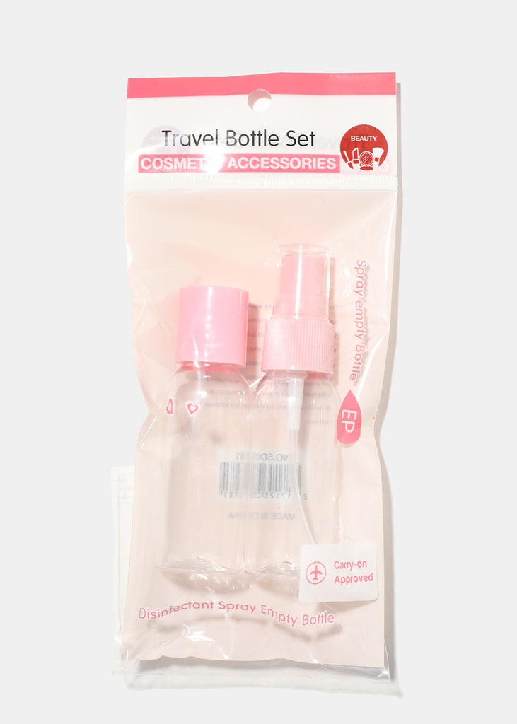 Travel Bottle Set Pink COSMETICS - Shop Miss A