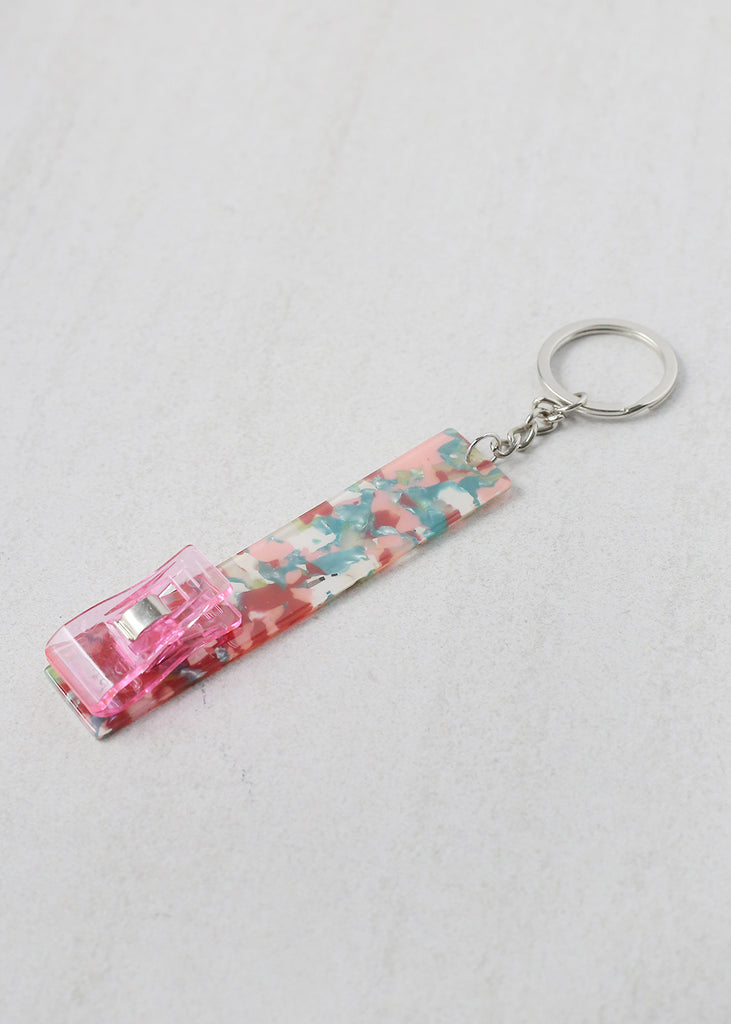 Marble Card Grabber Keychain Pink Random ACCESSORIES - Shop Miss A