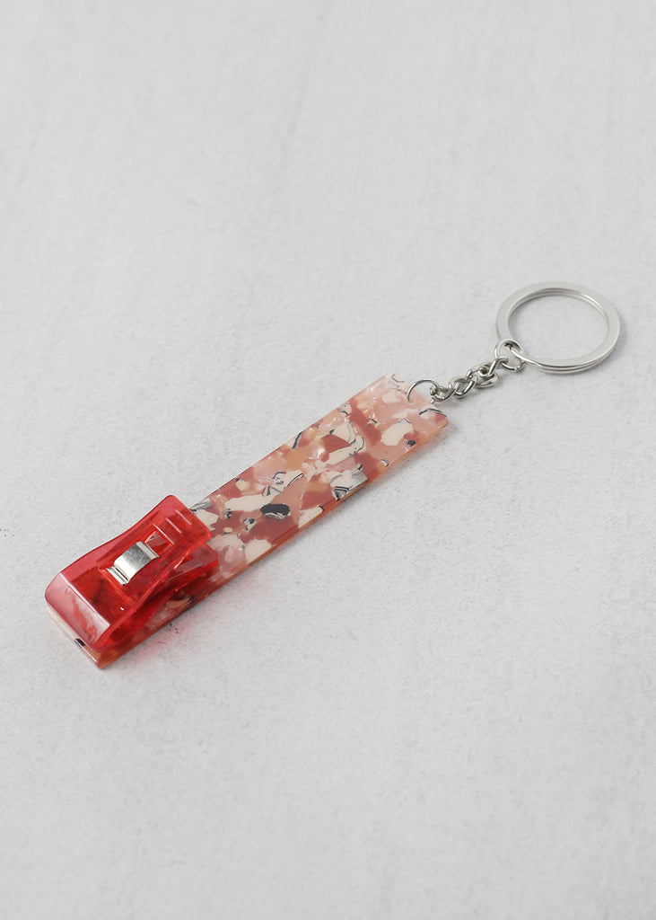 Marble Card Grabber Keychain Red ACCESSORIES - Shop Miss A