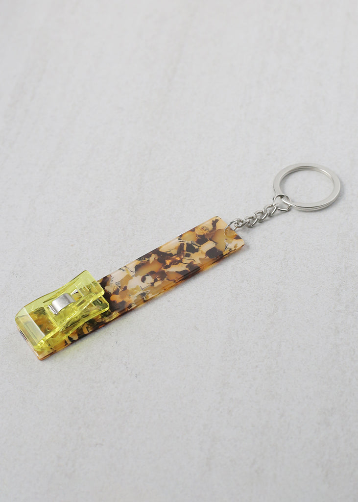 Marble Card Grabber Keychain Yellow ACCESSORIES - Shop Miss A