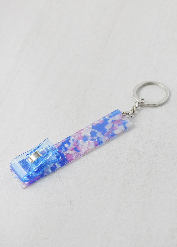 Marble Card Grabber Keychain Blue ACCESSORIES - Shop Miss A