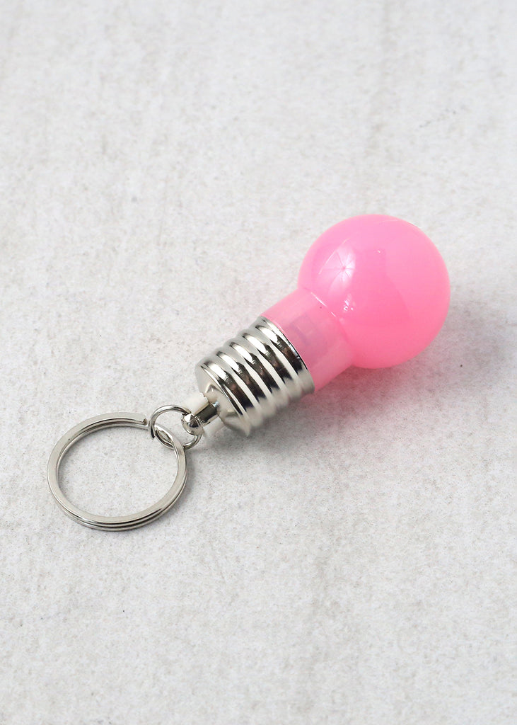 Lightbulb Keychain Pink ACCESSORIES - Shop Miss A