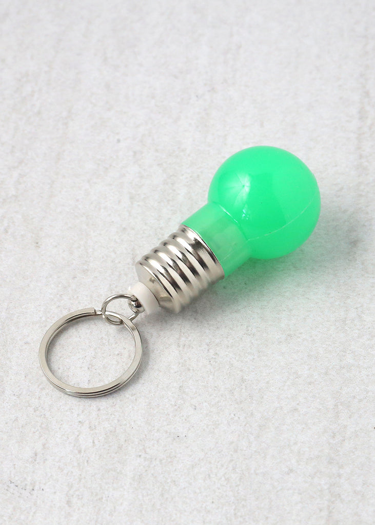 Lightbulb Keychain Green ACCESSORIES - Shop Miss A