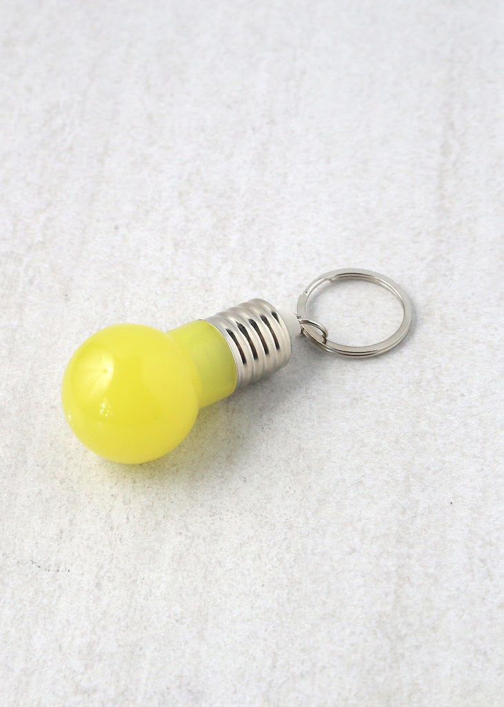 Lightbulb Keychain Yellow ACCESSORIES - Shop Miss A