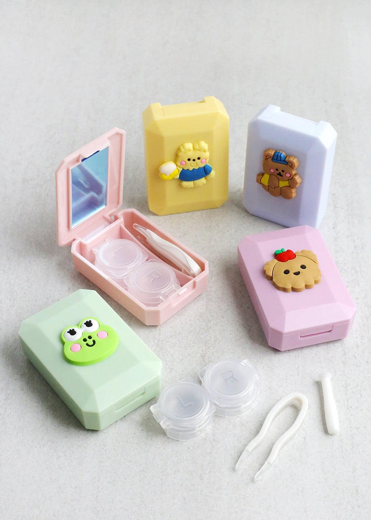 Kawaii Cute Animal Contact Lenses Case  ACCESSORIES - Shop Miss A