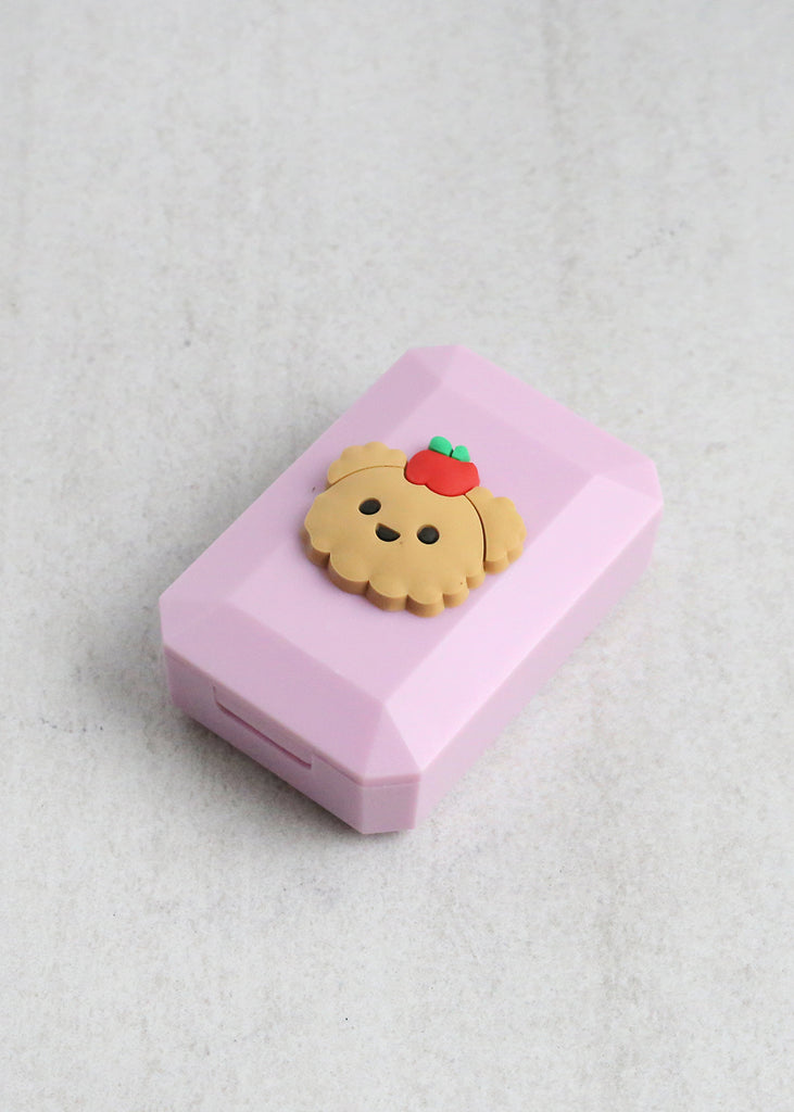 Kawaii Cute Animal Contact Lenses Case Purple ACCESSORIES - Shop Miss A