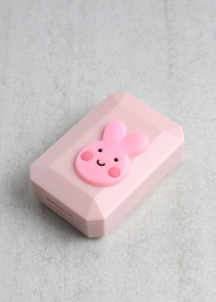 Kawaii Cute Animal Contact Lenses Case Pink ACCESSORIES - Shop Miss A