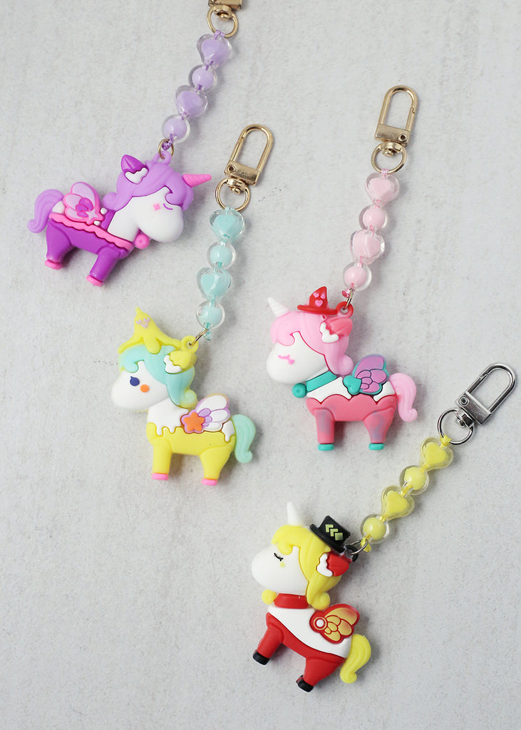 Cute Unicorn Keychain  ACCESSORIES - Shop Miss A