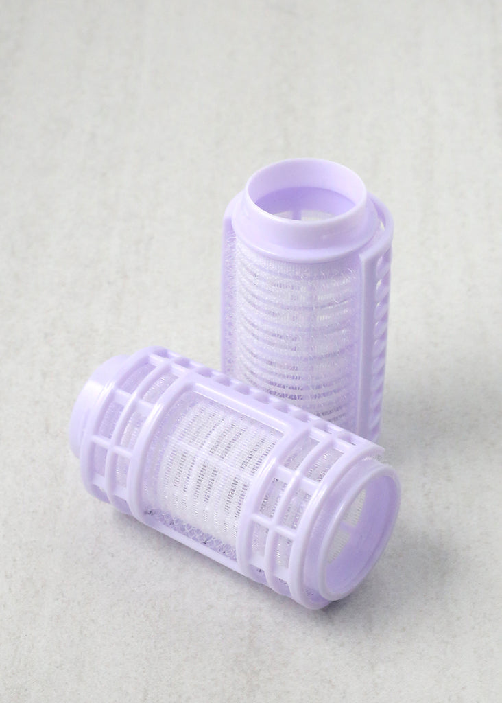 2-PC Hair Rollers Purple HAIR - Shop Miss A