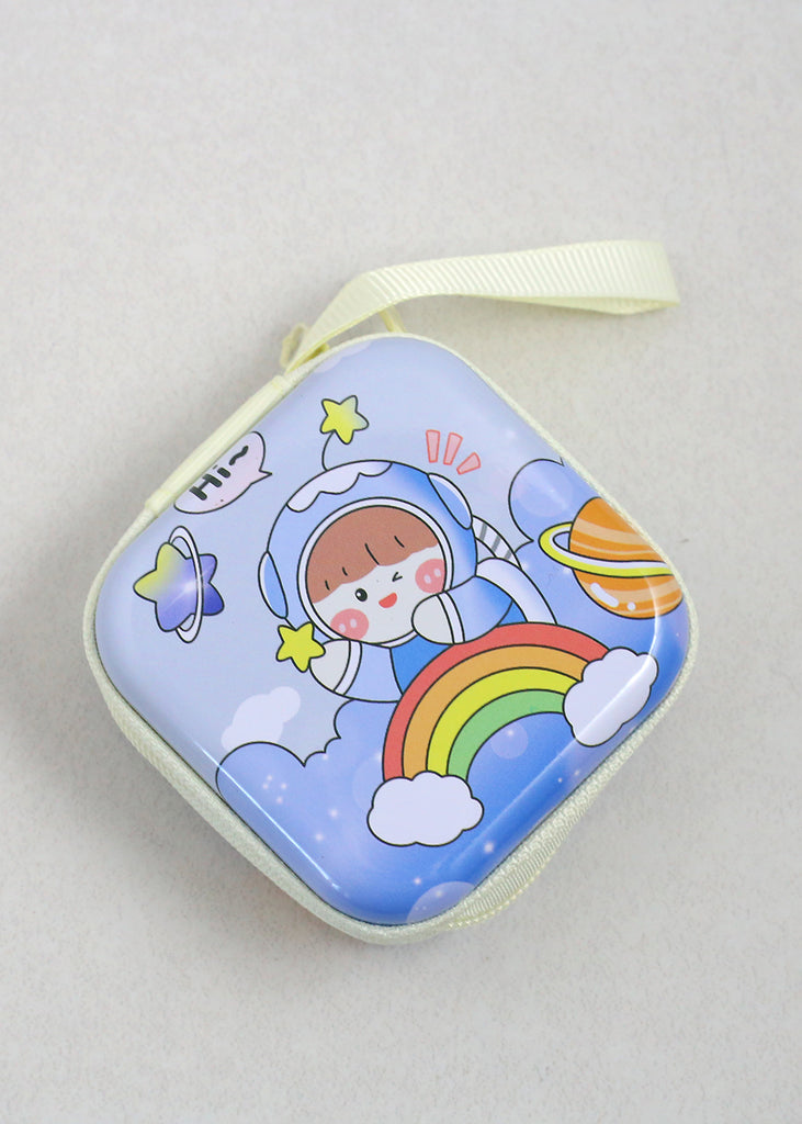 Cute Astronaut Zip Case Blue ACCESSORIES - Shop Miss A