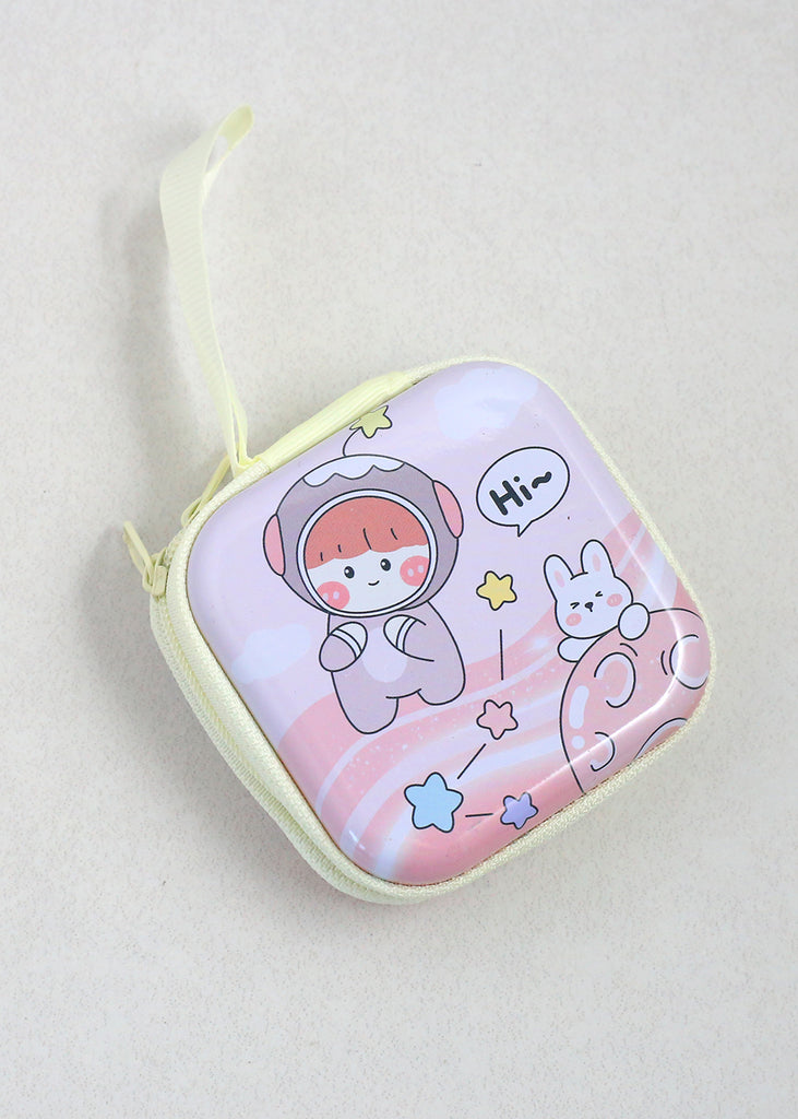 Cute Astronaut Zip Case Peach ACCESSORIES - Shop Miss A