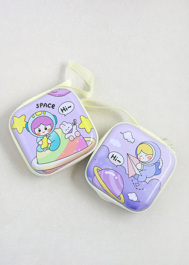 Cute Astronaut Zip Case Purple ACCESSORIES - Shop Miss A