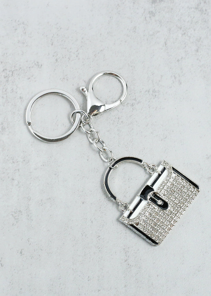 Classy Purse Keychain Silver ACCESSORIES - Shop Miss A