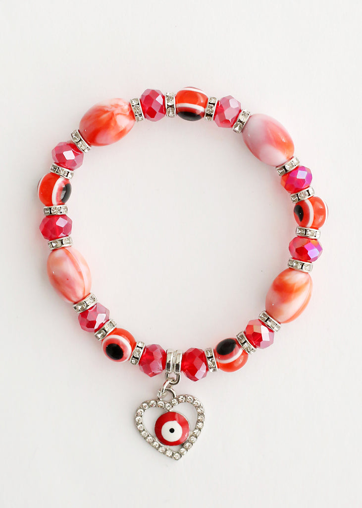 Red Evil Eye Bracelet  JEWELRY - Shop Miss A