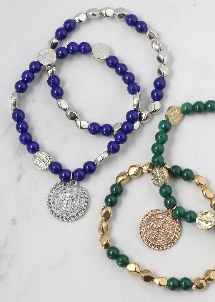 Saint Benedict Medal Bracelet  JEWELRY - Shop Miss A