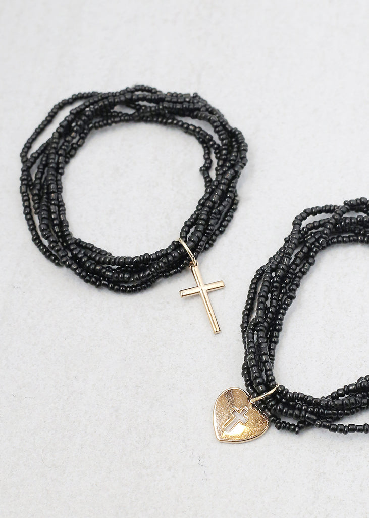 Layered Cross Bracelet  JEWELRY - Shop Miss A