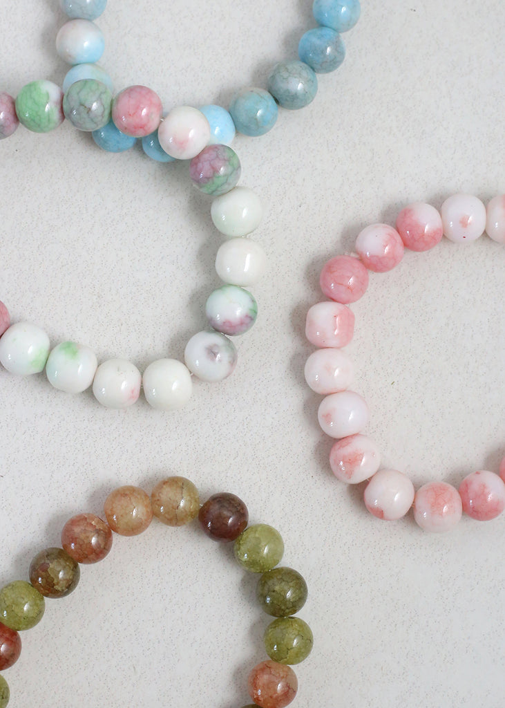 Marble Beaded Bracelet JEWELRY - Shop Miss A