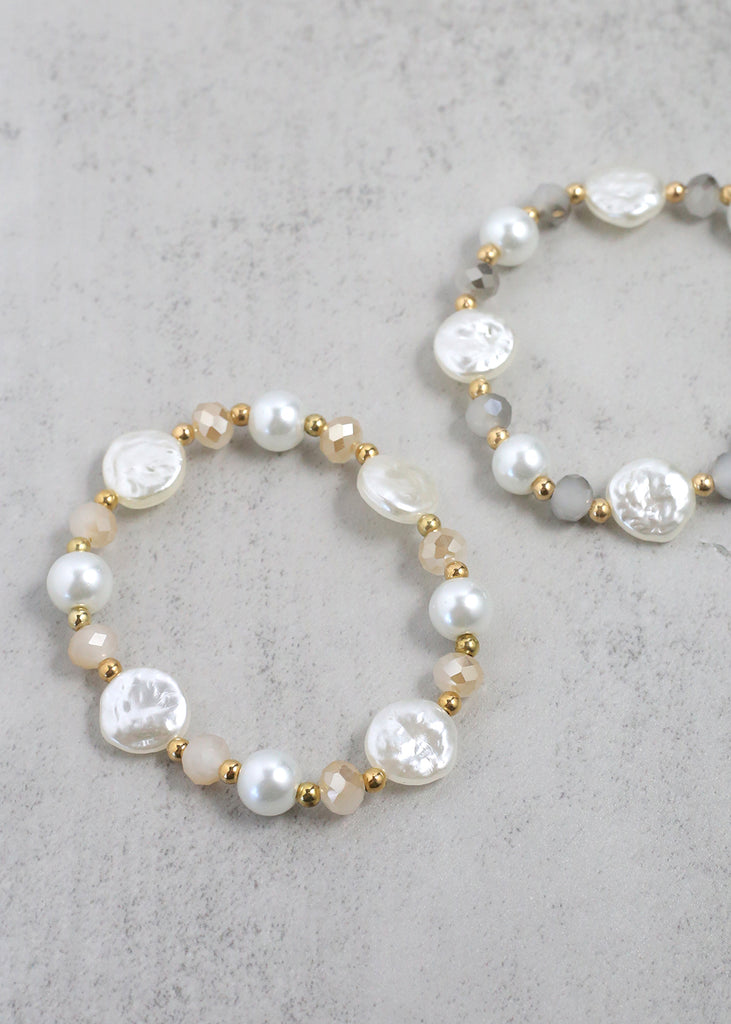 Pearl Bead Bracelet  JEWELRY - Shop Miss A