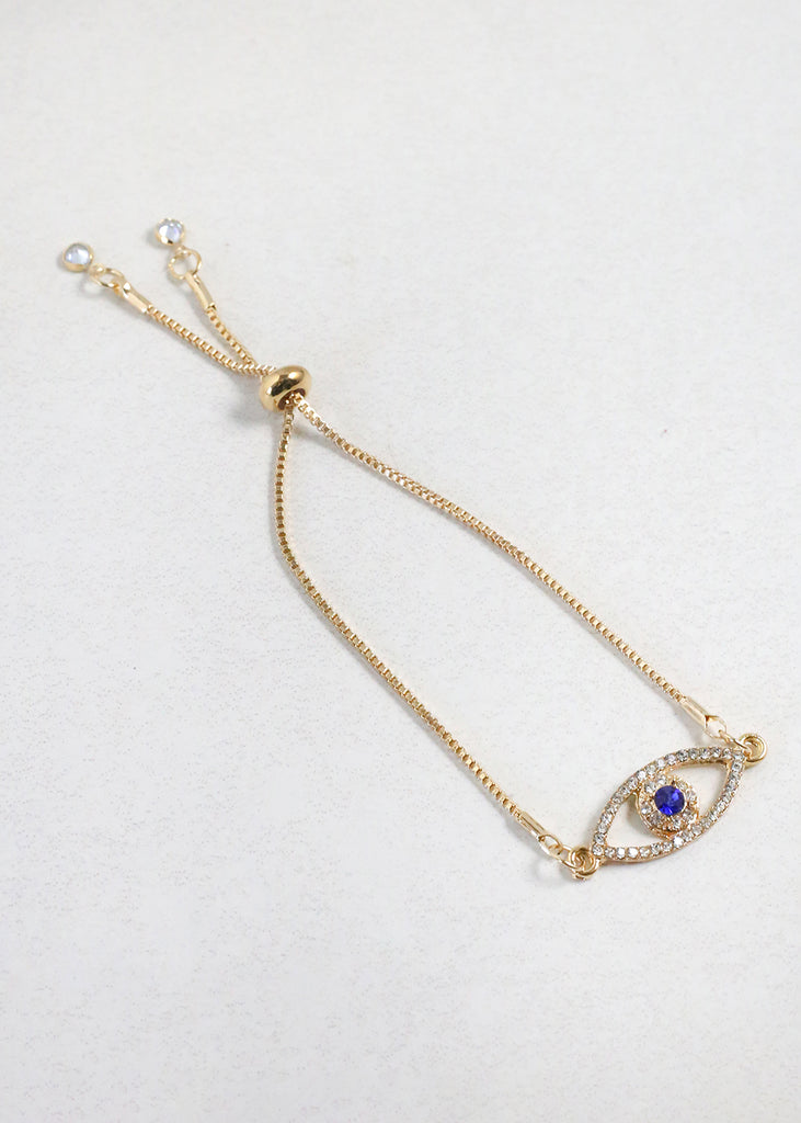 Elegant Gold Evil Eye Bracelet JEWELRY - Shop Miss A