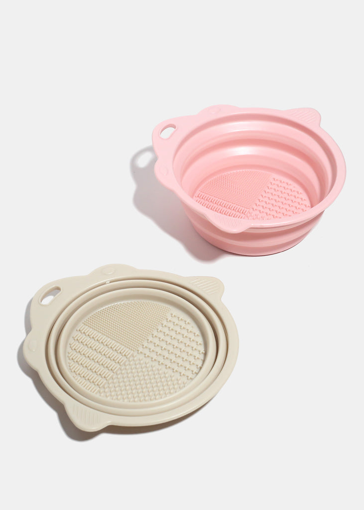 AOA Foldable Silicone Brush Cleaning Bowl  COSMETICS - Shop Miss A