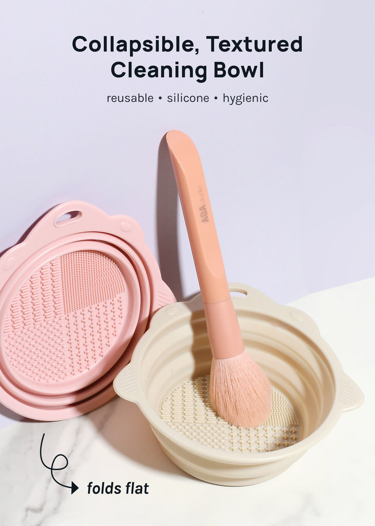 AOA Foldable Silicone Brush Cleaning Bowl  COSMETICS - Shop Miss A