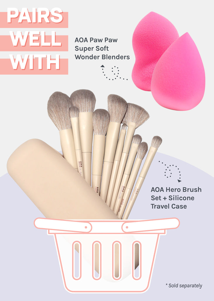 AOA Foldable Silicone Brush Cleaning Bowl  COSMETICS - Shop Miss A