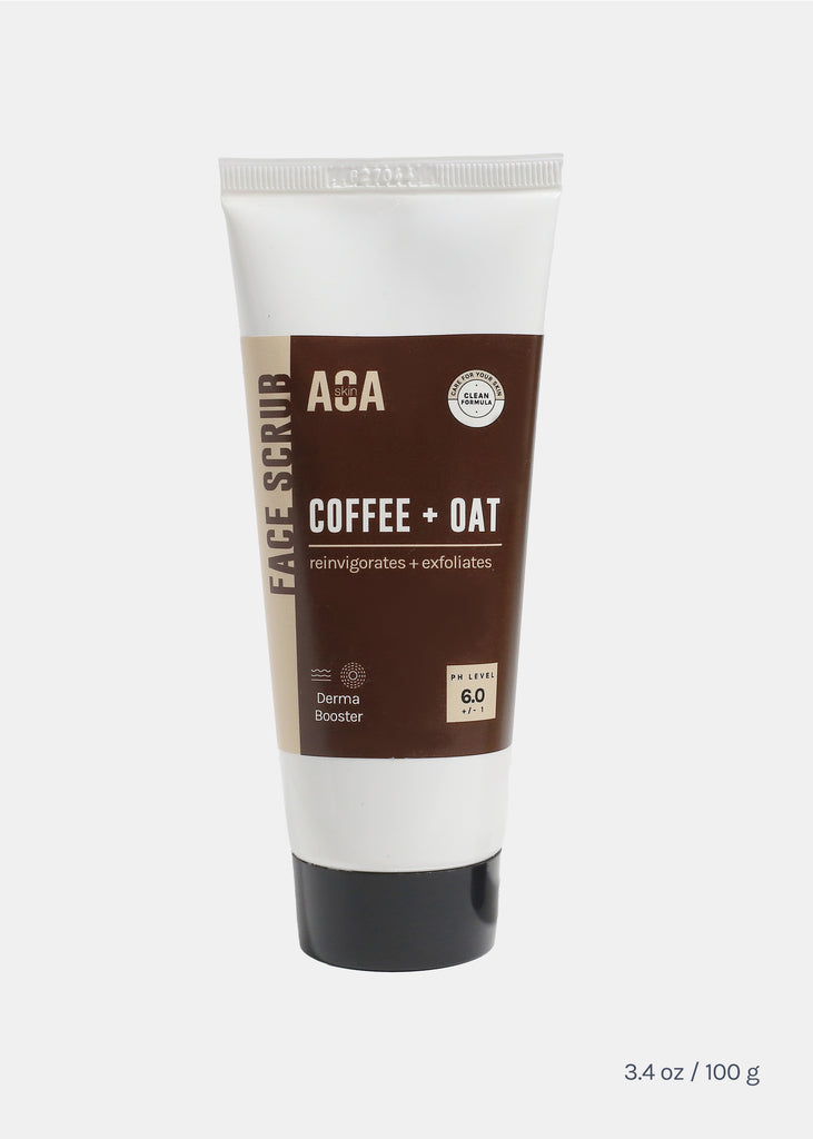 AOA Skin Coffee + Oat Face Scrub 3.4 oz / 100 g Skincare - Shop Miss A