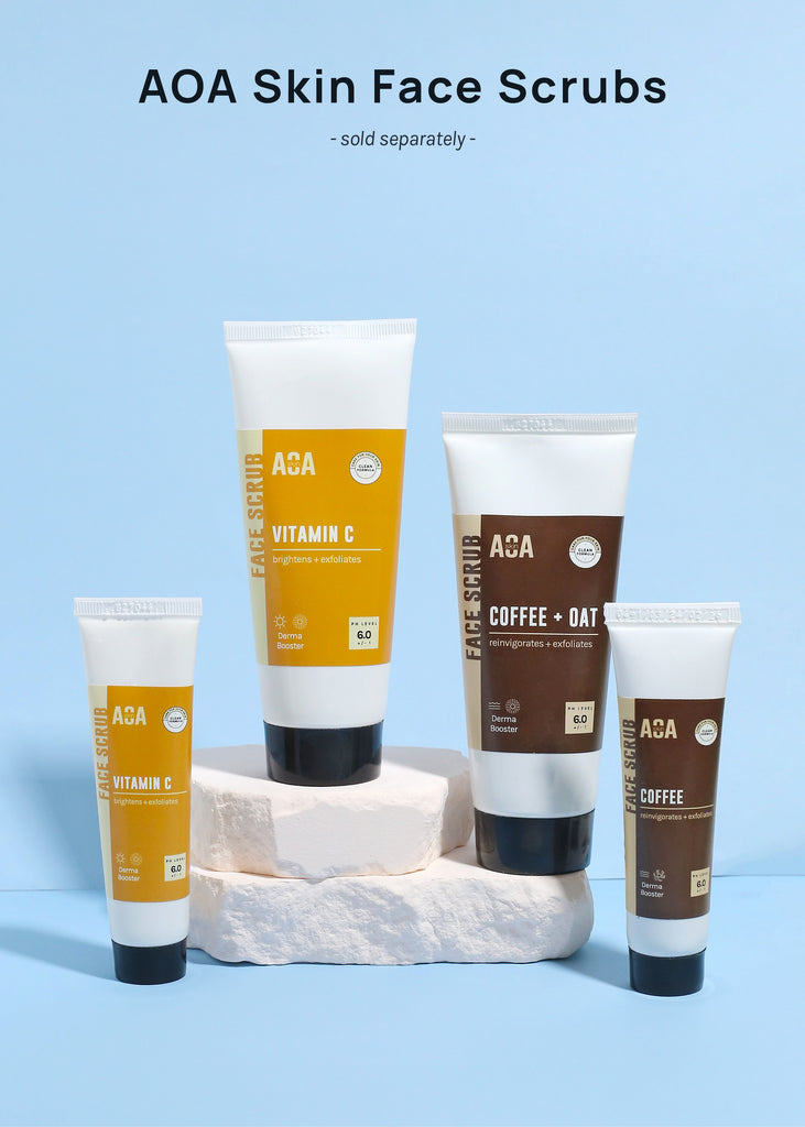 AOA Skin Coffee + Oat Face Scrub  Skincare - Shop Miss A