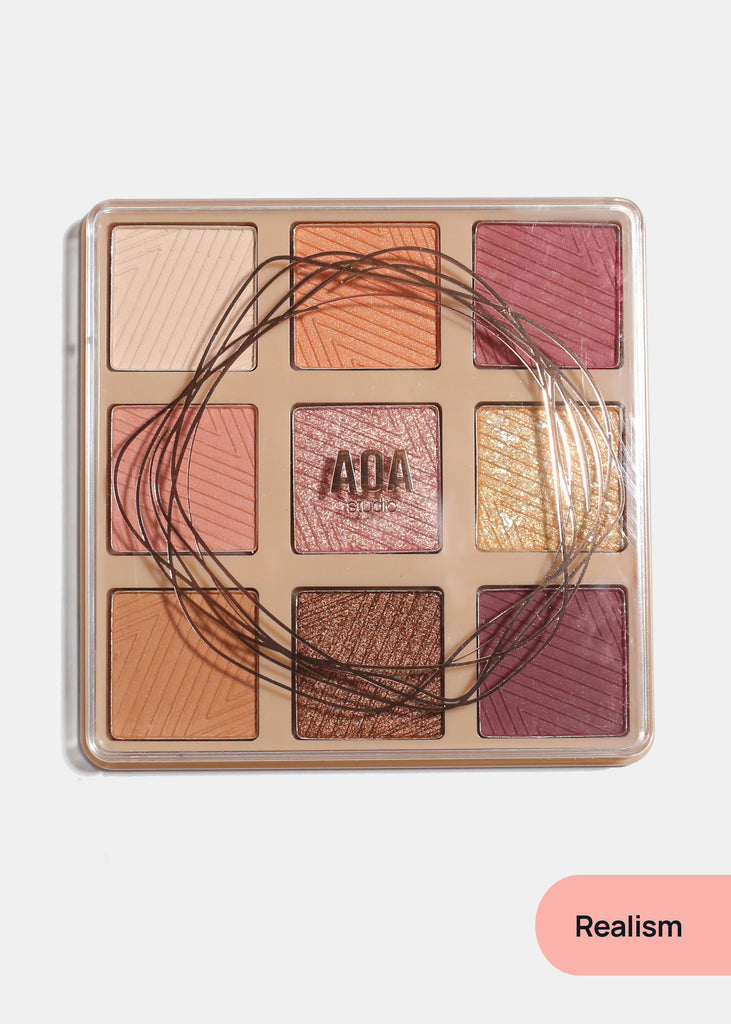 AOA Colorful Canvas 9 Color Eyeshadow Palette Realism COSMETICS - Shop Miss A