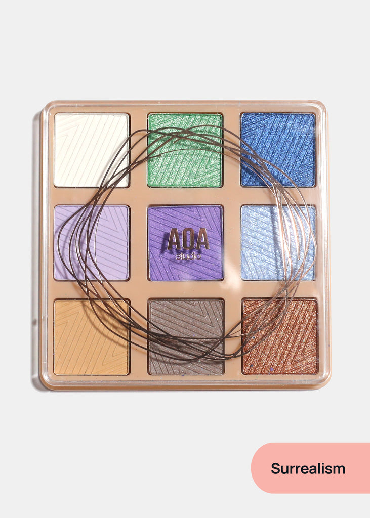 AOA Colorful Canvas 9 Color Eyeshadow Palette Surrealism COSMETICS - Shop Miss A