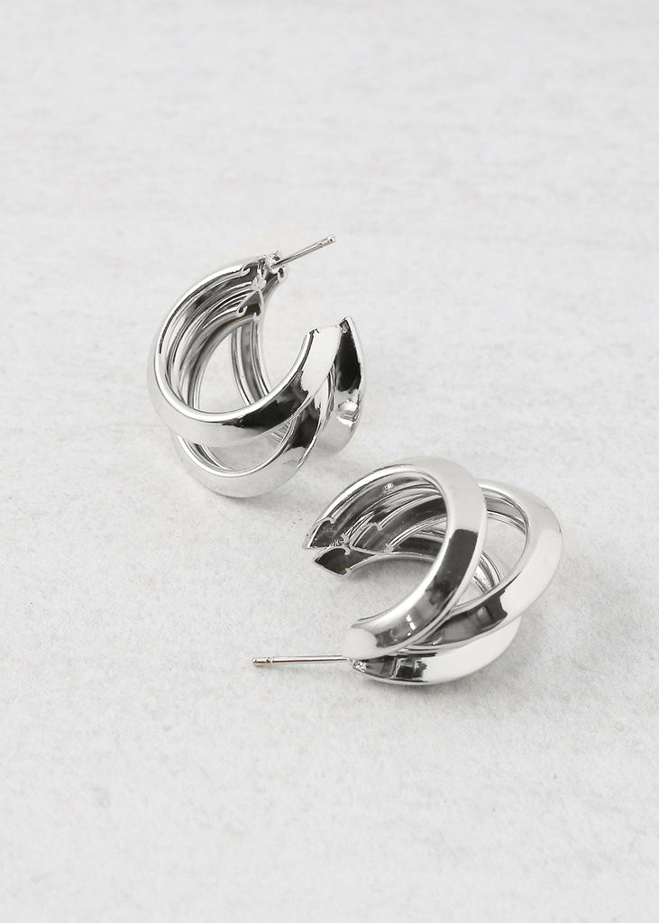 Triple Hoop Small Earring  JEWELRY - Shop Miss A