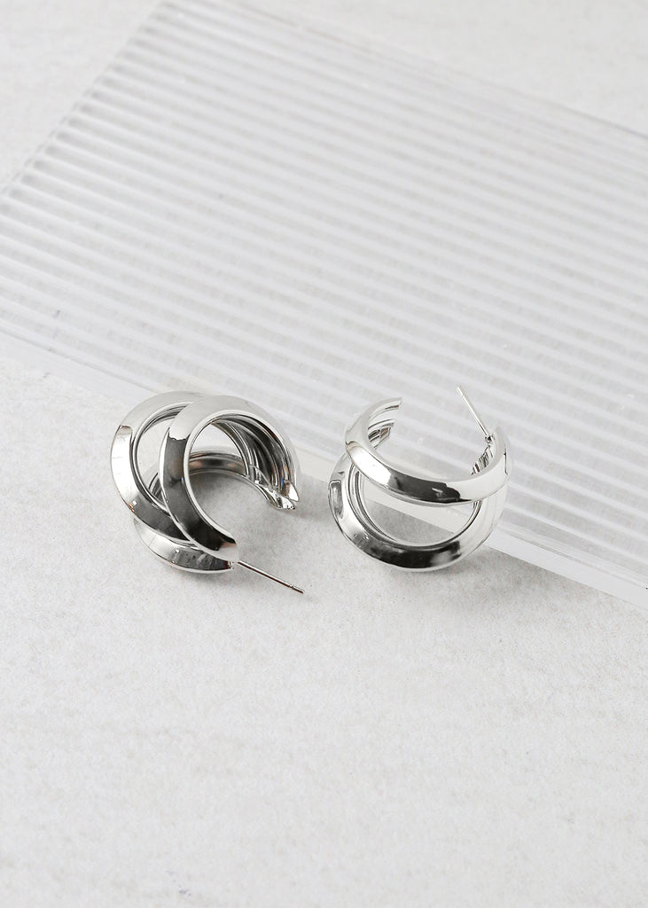 Triple Hoop Small Earring  JEWELRY - Shop Miss A