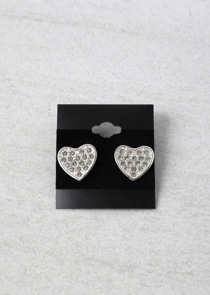 Silver Sweetheart Earrings  JEWELRY - Shop Miss A