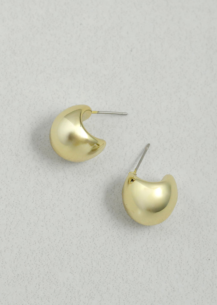 Modern Teardrop Earrings Gold JEWELRY - Shop Miss A