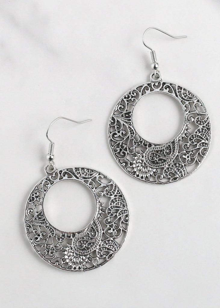 Paisley Hoop Earring  JEWELRY - Shop Miss A