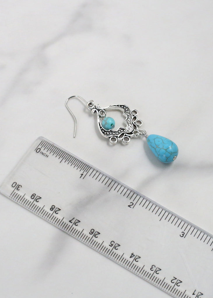 Vintage Turquoise Earrings JEWELRY - Shop Miss A