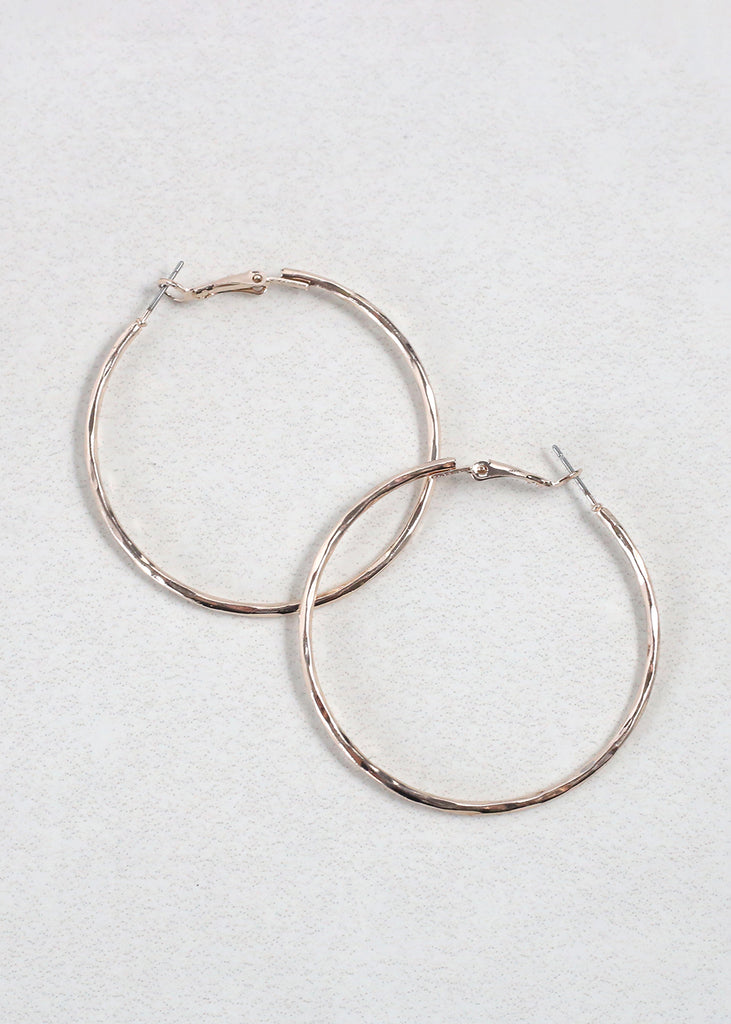 Classic Gold Hoop Earrings JEWELRY - Shop Miss A