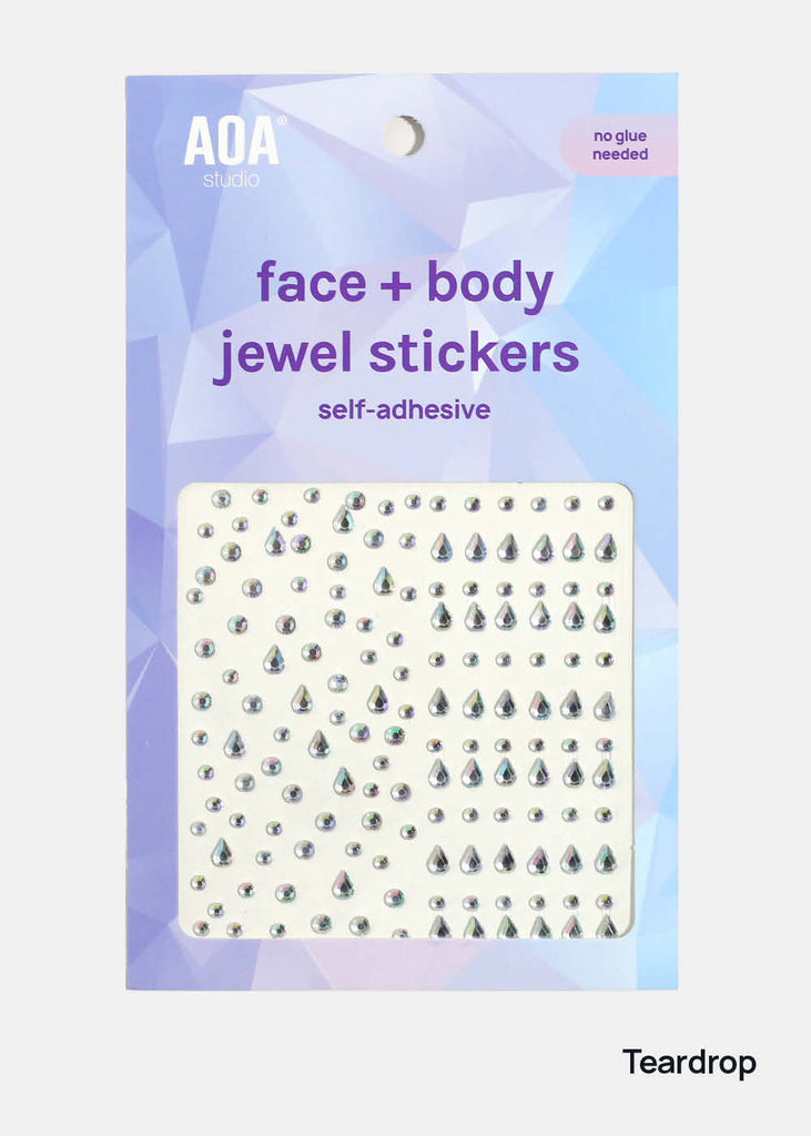 AOA Face + Body Jewel Stickers Teardrop COSMETICS - Shop Miss A