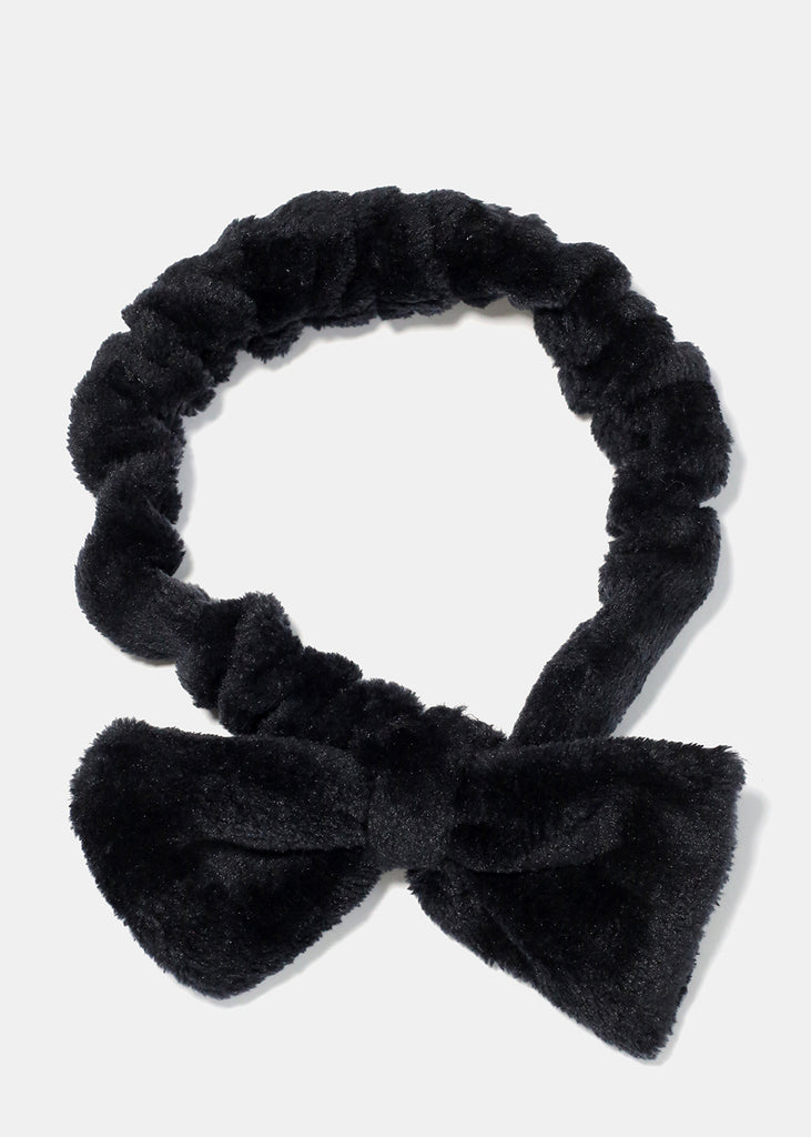 Spa Headband with Bow Black HAIR - Shop Miss A