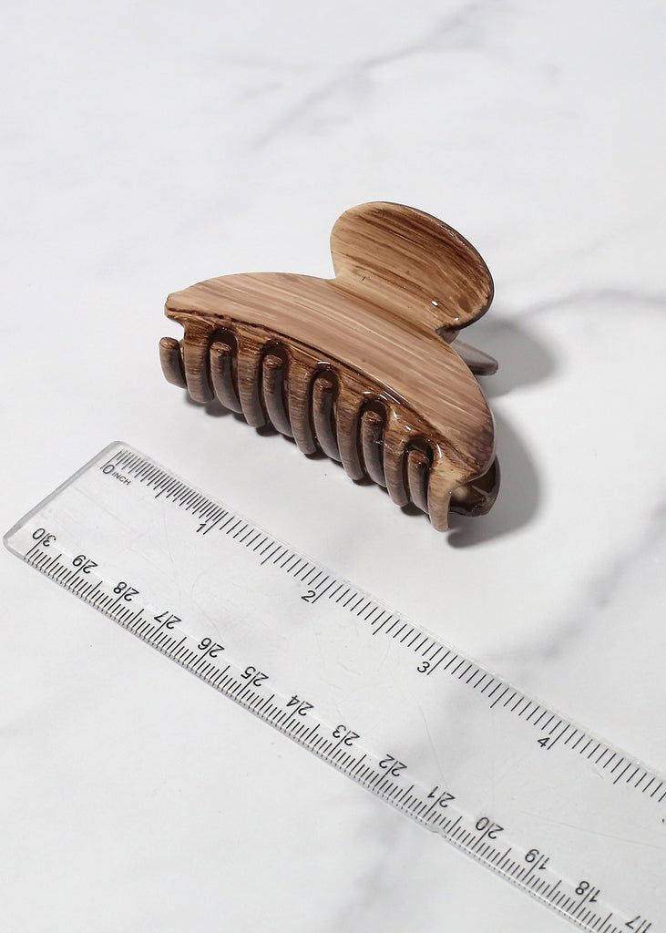 Wood Effect Hair Claw Clip  HAIR - Shop Miss A