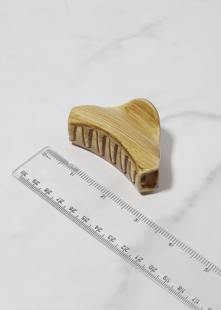 Wood Effect Hair Claw Clip  HAIR - Shop Miss A