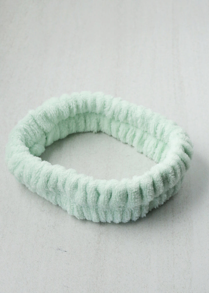 Fluffy Spa Headband Mint HAIR - Shop Miss A