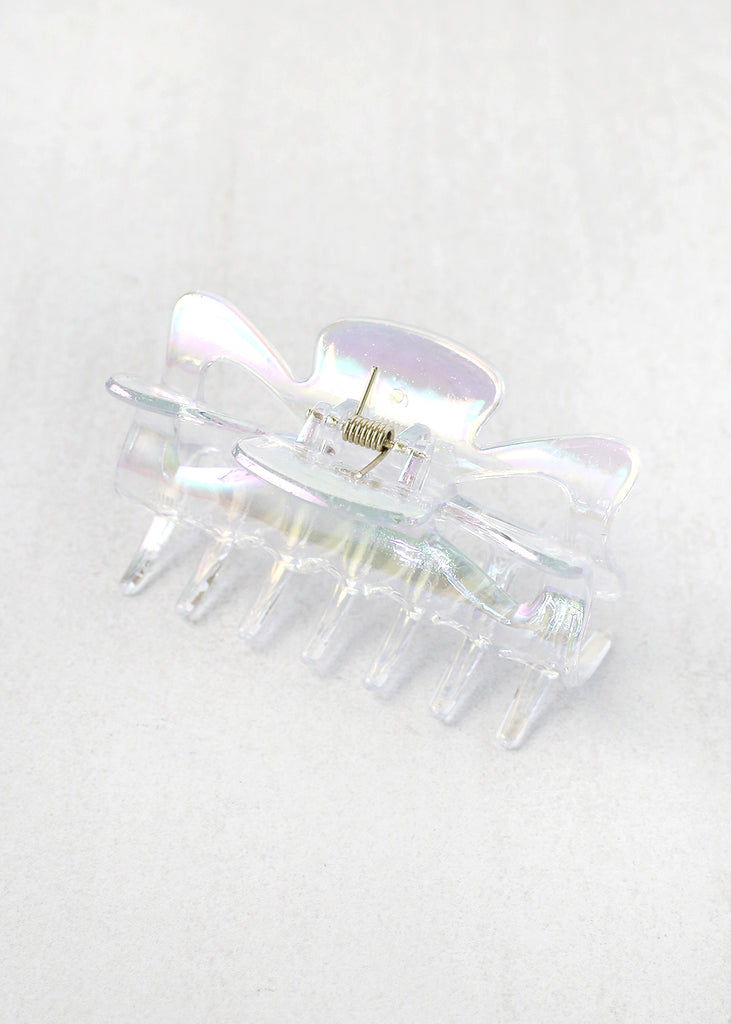 Glossy Medium Claw Hair Clip Clear HAIR - Shop Miss A