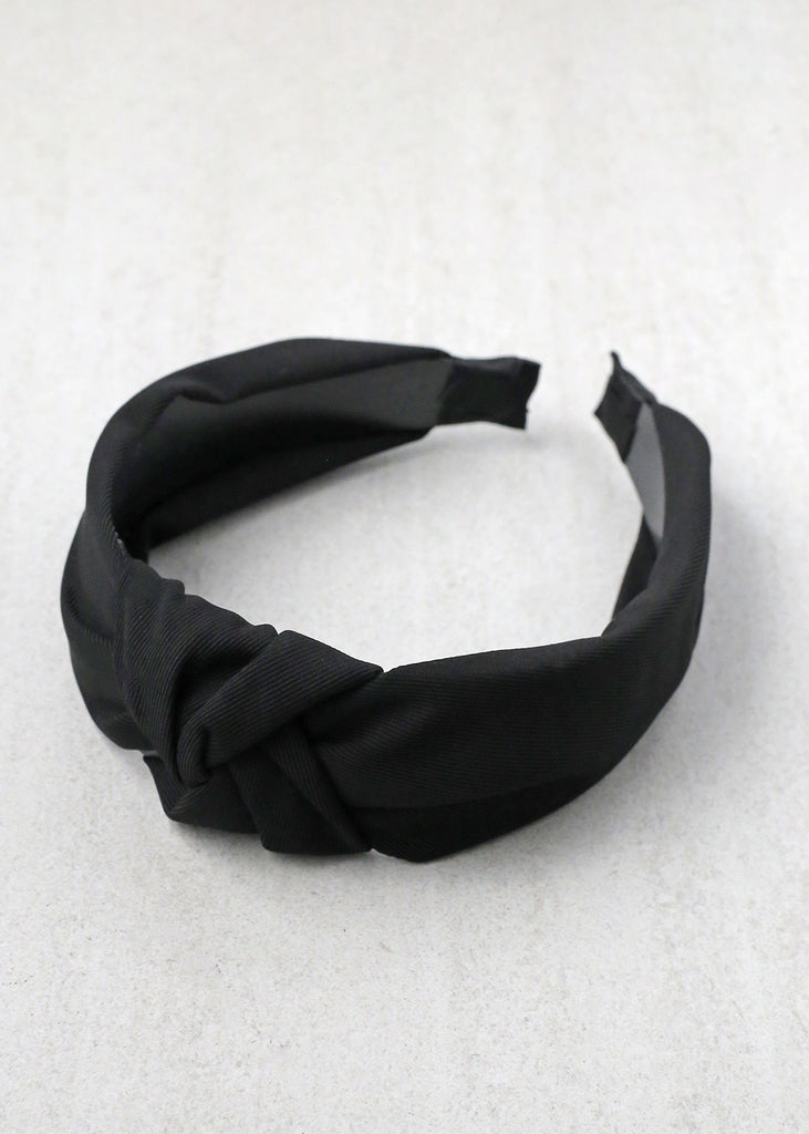 Pastel Knot Headband Black HAIR - Shop Miss A