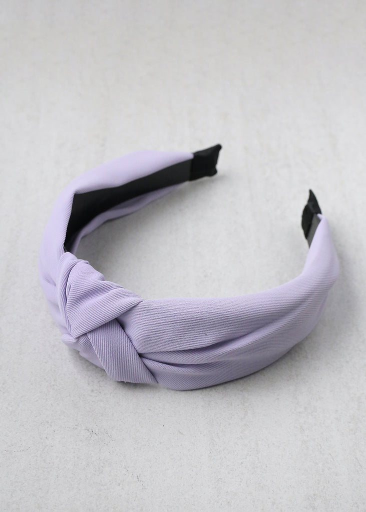 Pastel Knot Headband Purple HAIR - Shop Miss A