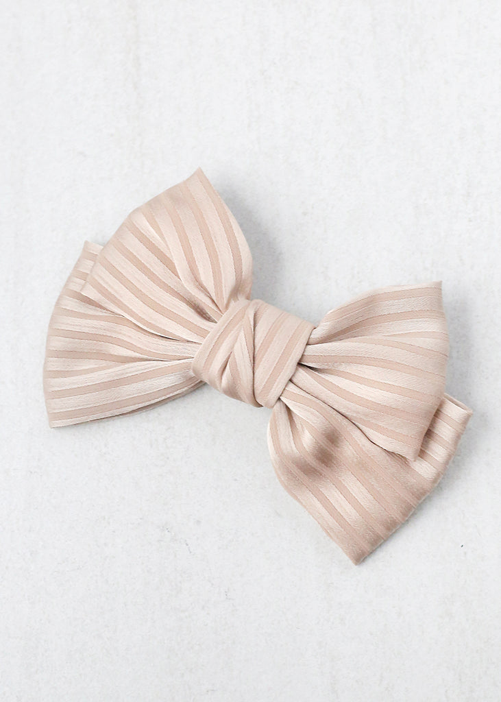 Hair Bow Barrette Brown HAIR - Shop Miss A