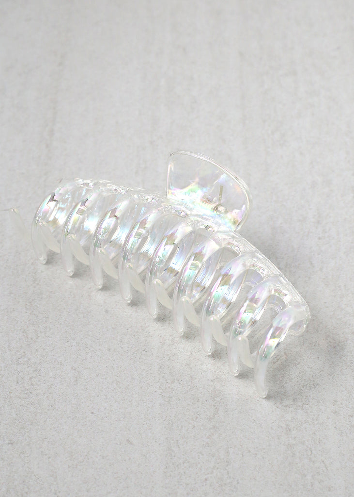 Large Clear Jaw Clip Clear HAIR - Shop Miss A