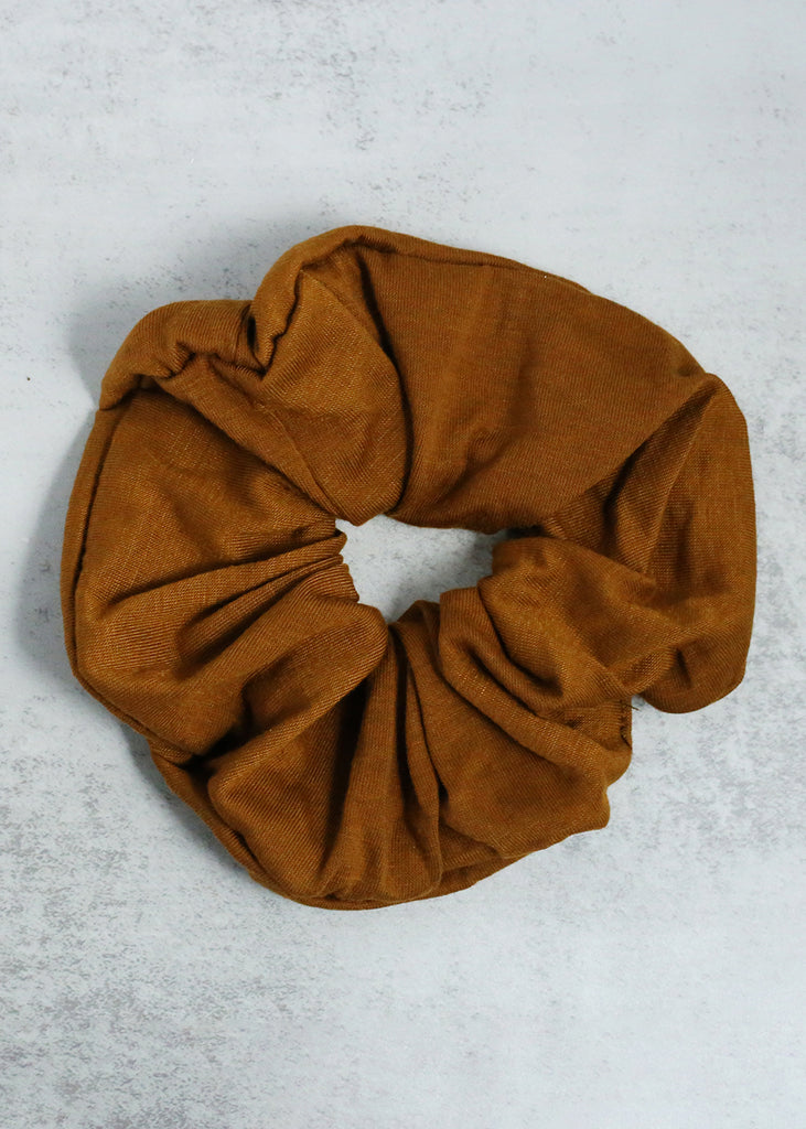 Soft Scrunchie - Brown Brown HAIR - Shop Miss A