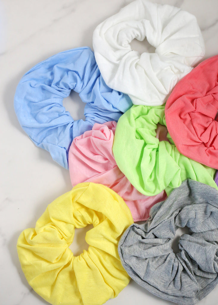 Soft Vibrant Hair Scrunchies HAIR - Shop Miss A